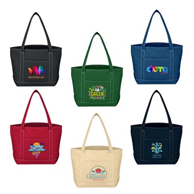 Full Color Medium Starboard 24 oz. Cotton Canvas Bag