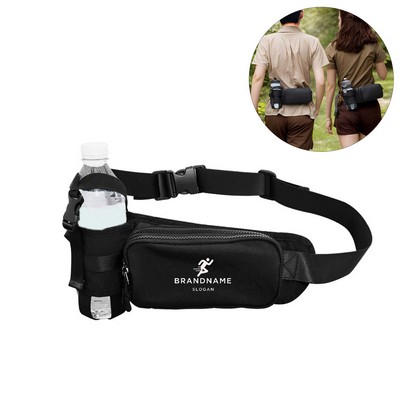 Running Waist Pack with Water Bottle Holder Fit All Phones