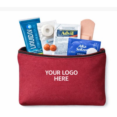Travel Wellness & Hangover Relief Pouch with Essentials