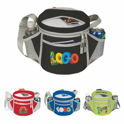 6 Pack Round Sports Cooler Bag